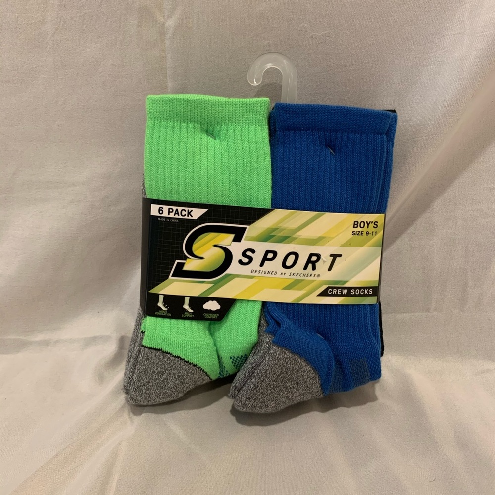 Sport by Skechers Kid’s Crew Socks